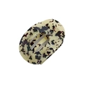 Pinza per capelli leopardata francese color avorio e tartarugata marrone - Maculato Chiaro