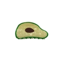 Kreative Avocado-Haarklammer aus glänzendem Acetat mit grün-gelbem Marmormuster für Damen - Avocado