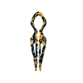 Pic à cheveux élégant en acétate à motif écaille de tortue pour chignon chic - Couleur Foncée