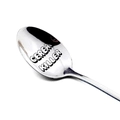 Cucchiaio in acciaio inossidabile lucido con incisione creativa Cereal Killer - Stile Serif Standard (3101.2)