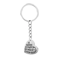 Portachiavi a cuore in acciaio inossidabile con incisione regalo per la festa dei maestri - Stile It takes a big heart to teach little minds (xk257)