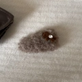 Winter plush brown bear hair clip with soft faux fur and sparkling crystal rhinestone - Milk Tea Bear (2# Milk Tea Bear)