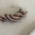 Barrette à cheveux pelucheuse rayée en fausse fourrure léopard pour l'automne-hiver - Rayures de Thé au Lait Café (5#)