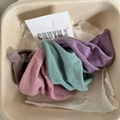 Lot de 4 chouchous en soie glacée haute élasticité, couleurs violet, vert et rose - 13# Ensemble Série Violette
