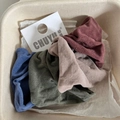 Lot de 4 chouchous en soie glacée à haute élasticité, couleurs Morandi douces - 11# Ensemble Mixte Morandi