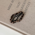 Dettaglio della clip per capelli leopardata con design in metallo cavo ondulato - 1# Clip Nuvola Leopardata