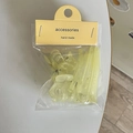 Set di fermagli per capelli giallo chiaro per bambine in confezione con carta - Set Pezzi Multipli Giallo Chiaro