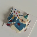 Lot de barrettes à cheveux en acrylique avec ours mignon et nœud floral pour filles - 3# Ours Blanc Cœur Pois / Paire Ours Blanc Cœur Pois