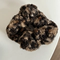 Leopardenmuster Lammwolle Haargummi Scrunchie für elegante Herbst und Winter Frisuren - 1# Kaffee Leopard Wolle Haargummi