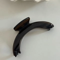 Grande molletta per capelli marrone traslucida a forma di mezzaluna per donne - 1# Clip a Forma di Arco