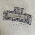 Cute white polka dot pattern on a transparent rectangle hair claw clip for thick hair - Black Lace Texture Square Claw Clip
