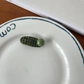 Dark green tweed hair clip with pearl detail and elegant vintage retro style - #12 Green Oval with Green Ball