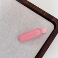 Pinza para el pelo rosa translúcida efecto gelatina con acabado mate minimalista - 9# Clip de Pelo Rosa Oscuro