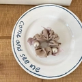 Elegante coletero de satén beige con perlas blancas y cinta de lazo a juego - Goma Pelo Perlas Café