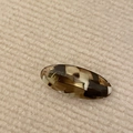 Vintage haarclip van acetaat met schildpadpatroon en gouden metalen sluiting - 6# Champagne Koffie Textuur Ovaal