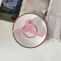 Pince à cheveux rose mat translucide au design croisé en spirale pour femmes - 8# Rose Brillant Croisé Pince à Cheveux