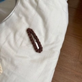Detailansicht einer dunkelbraunen Zopfstrick-BB-Haarklammer mit Vintage-Textur und Metallclip - 4# Khaki