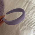 Cerchietto spesso in spugna viola con tessuto opaco per acconciature moda da donna - Spugna Viola Aumento