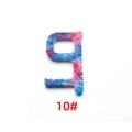 Apriporta senza contatto in acrilico marmorizzato blu e rosa con foro per le dita, stile 10# - Stile Marmo Rosa Blu (10)