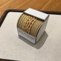 High elasticity woven hair ties set in earthy tones displayed on a minimalist tray - Khaki