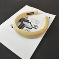 Padded beige velvet headband with a soft sponge design and inner handmade label - 1# Velvet Beige