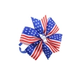Serre-tête Fête de l'Indépendance avec nœud drapeau américain rouge blanc bleu fille - Style Bleu Marine (03#)