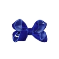 Lazo de terciopelo azul real para el pelo de niños con refuerzo de cinta de falla - Azul Real