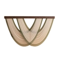 Bohemian macrame wall hanging in cream and olive green with a dark wood beam - Style A: Green + Beige 100*70cm / As Shown