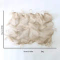 Handwoven natural burlap mesh prop for newborn photography, light brown 45x55cm jute mat - 55x45cm / Hemp Rope Mesh