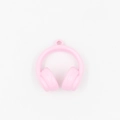Ciondolo per cuffie rosa in resina per portachiavi e accessori per gioielli fai-da-te - Rosa