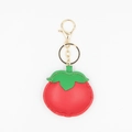 Simpatico ciondolo per borsa a forma di pomodoro in pelle PU con moschettone dorato - Pomodoro Rosso (con Fibbia)