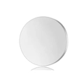 Disco rotondo in acciaio inossidabile argento lucido per incisione laser personalizzata - 25mm Tondo (Senza Foro) / Argento