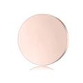 Disco rotondo in acciaio inossidabile oro rosa lucido per incisione e creazione gioielli - 25mm Tondo (Senza Foro) / Oro rosa