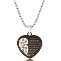 Detail van zilveren en zwarte roestvrijstalen harthanger ketting met aangepaste gravering - Wit Puzzel Hart Stijl (X00001) / Zwart