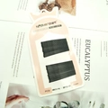 Set di 24 mollette per capelli nere minimaliste su supporto di carta decorativo - Piccolo Arco