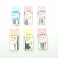 Set of 20 black metal bobby pins in a decorative gift box with a bow - Bowtie Style Small Box