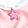 Pinza para el pelo de estrella rosa con lentejuelas brillantes para niñas - Rosa Brillante