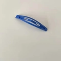 Barrette à cheveux en métal bleu Klein mat avec une forme de goutte profilée - Clips BB / Bleu Klein