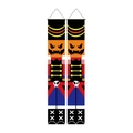 Striscioni di Halloween con schiaccianoci scheletro arancione e nero per esterni - Soldato Scheletro Schiaccianoci (5057198303556)