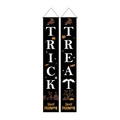 Trick or Treat Halloween porch banner set with cartoon pumpkins and bats 30x180cm - Graveyard Witch Pumpkin Trick Treat (5057198303568)