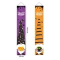 Halloween gnome porch banners in purple and orange with Happy Halloween text, 180x30cm - Purple Orange Halloween Gnome Style(23)