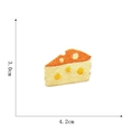 Cartoon cheese block embroidered patch iron-on accessory for clothing 3.0x4.2cm - Cheese Cake Style (11#)