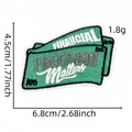 Financial Freedom embroidered patch with dollar bill design for clothing decor - Financial Freedom Slogan Banknote Fabric Patch (US Dollar Series #9)