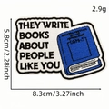 Rectangle DSM-5 book embroidery patch with 8.3x5.8cm dimensions for clothing and bags - Style 6