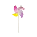 Pendentif moulin à vent en résine pastel rose jaune et violet pour bijoux DIY - Sucette Moulin Jaune Rose Violet (18669)