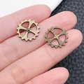 Vintage Bronze-Legierung mechanische Zahnradanhänger für Steampunk DIY Zubehör - Antik Bronze Rundes Kleines Zahnrad (6966)