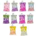 Colorful resin candy bag pendants with Sweet print and glitter for DIY jewelry making - Mixed Color Resin Candy Set (SN512)