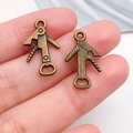 Antique bronze zinc alloy multi-tool shape charms for DIY jewelry making and crafts - Opener Tool Shape (20781)