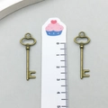 Vintage bronze zinc alloy key charms for DIY jewelry making 3.2cm size reference - Key Style (537) / 1.4cmx4.0cm