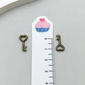 Vintage bronze heart-shaped alloy key pendant with hollow design and antique finish - Small Key Style (912) / 0.8cm x 1.5cm